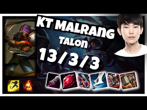 Malrang Talon vs Renekton 10.25 Top Lane S11 Challenger Gameplay (13/3/3) - KOREAN
