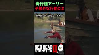 【RDR2】釣り中に飛び込んだらダッチにブチギレられた【レッドデッドリデンプション2】RDR2の隠し要素