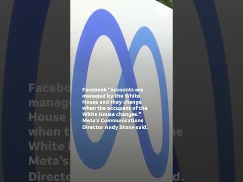 Meta not forcing users to follow President Donald Trump #Shorts