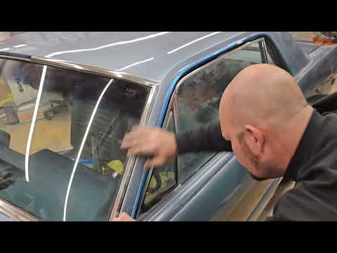 How to install & Replace Drip Rail Molding 64-68 Ford Mustang Replacement Stainless Steel crome