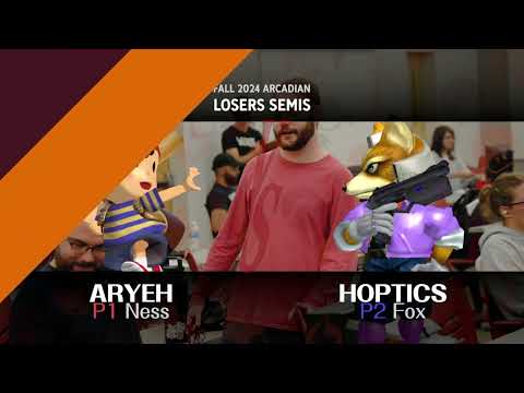 VT Fall Arcadian 2024 - Losers Semis - Aryeh (Ness) vs Hoptics (Fox)