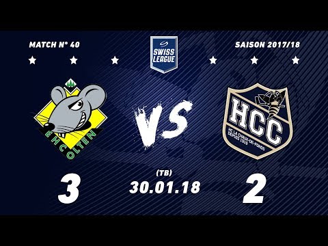 30.01.2018 EHC Olten - HC La Chaux-de-Fonds (3-2) TB