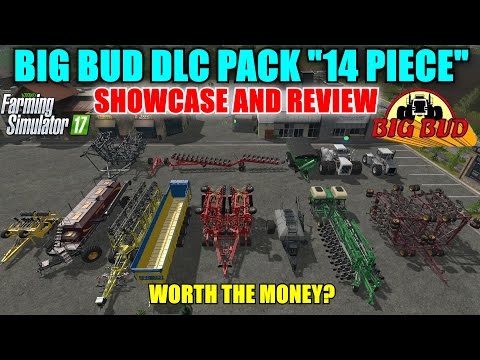 Farming Simulator 17 - Big Bud DLC Pack "14 pieces" Showcase and Review"