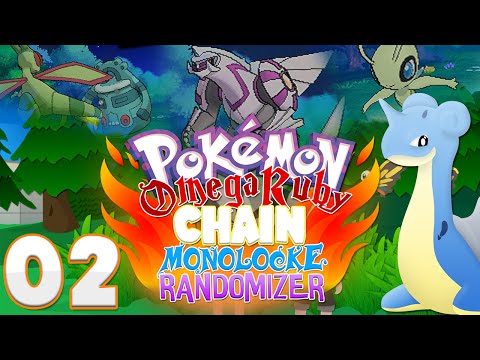 SINNOH?!?! - Pokemon Omega Ruby Chain Monolocke Randomizer w/ Astroid! Ep 2!