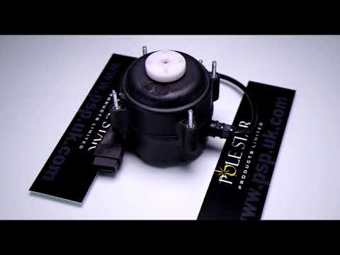 ECFM14-PL6, High efficiency EC motor with plug. Refrigeration energy saving fan motor.