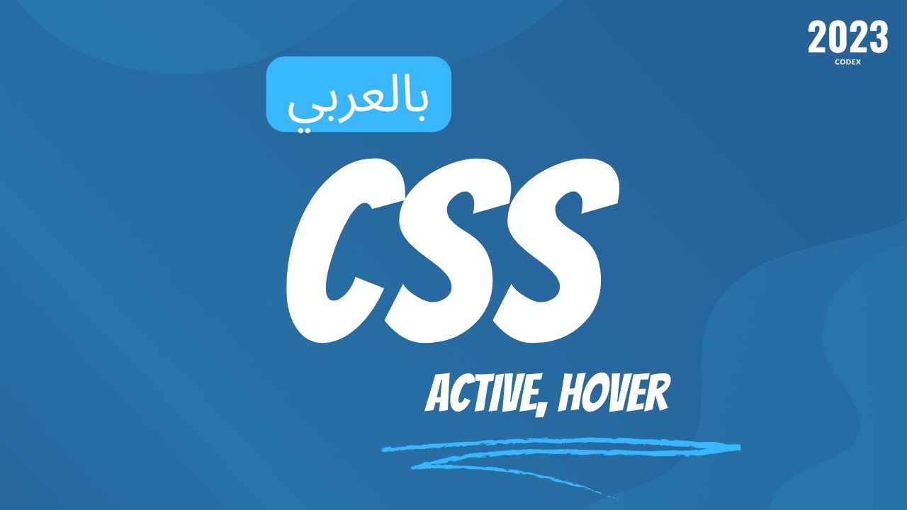 مثال Active و Hover | كورس CSS مجانا بالعربي