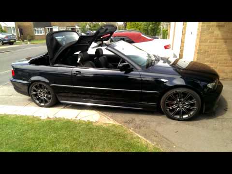 BMW E46 Convertible Cabriolet Roof Opening with One Touch of Button