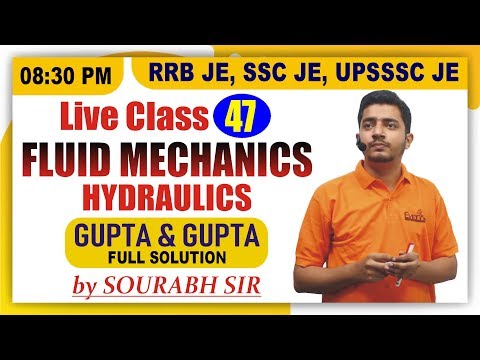 🔴 Live Class #47 | Gupta & Gupta | RRB JE | SSC JE | UPSSSC JE | Civil Engineering | by Sourabh Sir Video