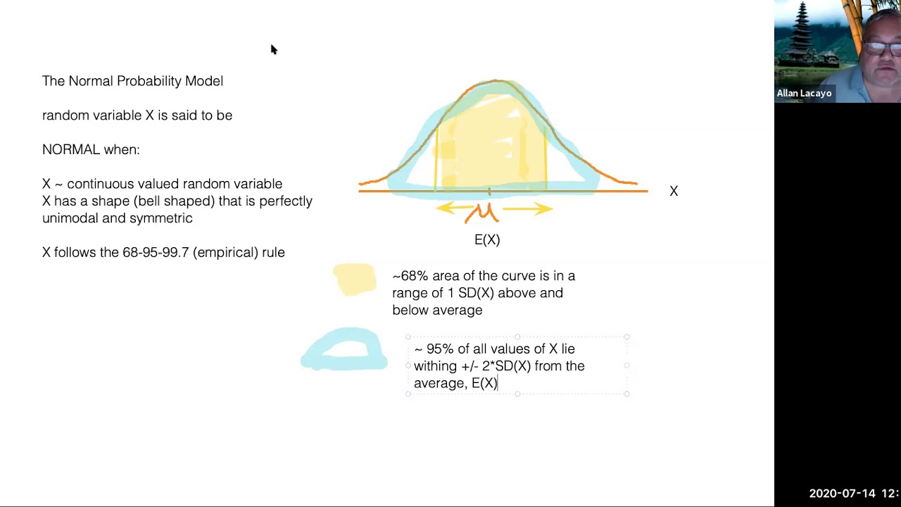 The Normal Probability Distribution Model from chapter 7