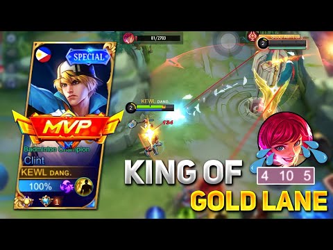 THIS IS WHY CLINT ALWAYS OP IN GOLD LANE!🔥 CLINT TOP 1 GLOBAL BEST 1 SHOT BUILD 2022 - MLBB