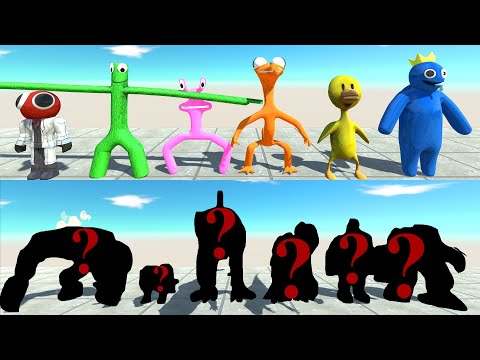 X6 Rainbow Friends VS Random Team - Animal Revolt Battle Simulator