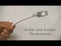 video: Hubbell Premise Wiring: HJS6 and HJS6A Termination