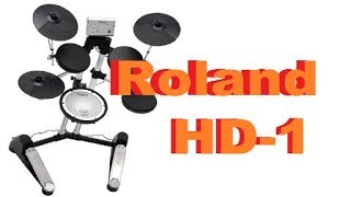 Video thumbnail for Roland V-Drums HD-1 electronic kit is AWESOME fun! by Gearfacts