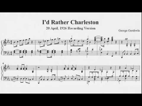 George Gershwin : I'd Rather Charleston (1926)