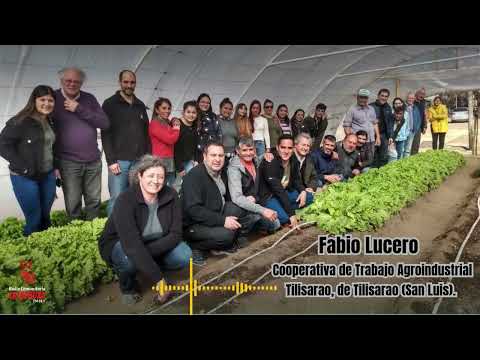 Fabio Lucero es de la Cooperativa de Trabajo Agroindustrial Tilisarao, de Tilisarao (San Luis).