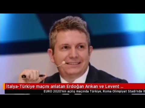 İtalya-Türkiye maçını anlatan Erdoğan Arıkan ve Levent Özçelik'e tepki yağdı