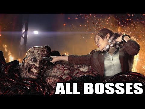 Resident Evil Revelations 2 - All Bosses (With Cutscenes) HD