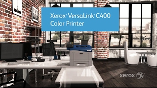 Imprimante couleur Xerox® VersaLink® C400 : Bienvenue à la nouvelle référence.