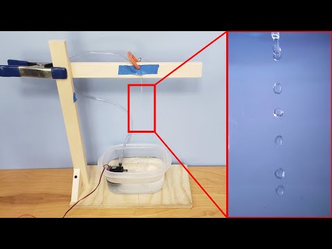 DIY Levitating Water Drop Fountain | Science Project