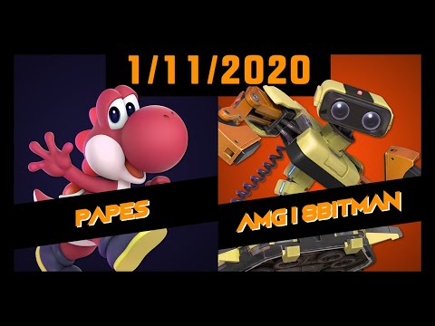 ECG Weekly 1/11/2020 - Winners Round 2 - Papes(Yoshi) Vs. AMG | 8bitman(ROB) - SSBU