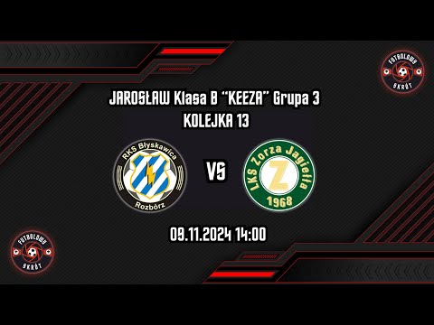 RKS Błyskawica Rozbórz - LKS Zorza Jagiełła 7:2 09.11.2024
