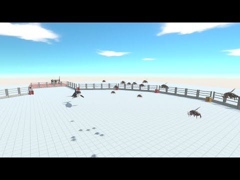 Aquatics + Modern Mammals VS Reptiles + Giant Invertebrates - Animal Revolt Battle Simulator