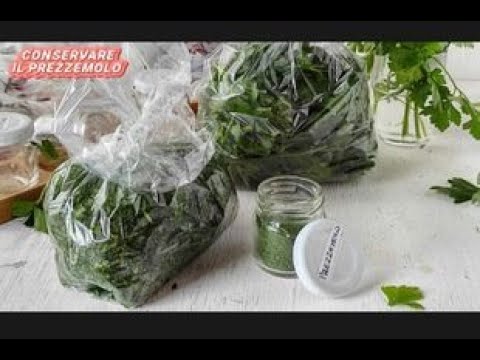 Come conservare il prezzemolo, freezer e microonde tre modi più semplici per averlo tutto l'anno