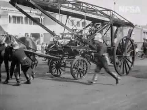 Horse drawn Fire Brigade 1909