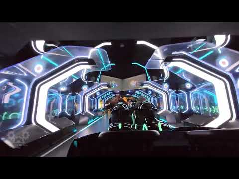On-ride point of view of TRON Lightcycle / Run