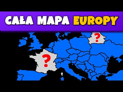 mapa Europy  - zgadniesz WSZYSTKIE państwa? 🔥🌍 | Quiz Geografia 2025