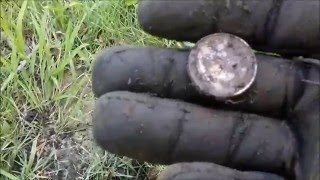 Metal Detecting Fishing Hole Coin Spill