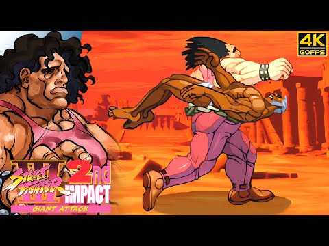 Street Fighter III: 2nd Impact - Hugo (Arcade / 1997) 4K 60FPS Widescreen