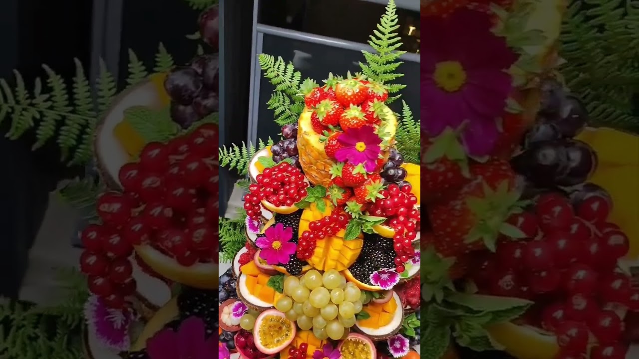 Corbeille de fruits 🥝🍍🍌 #dessert #diy #ideas #fypシ #foryou #pourtoi