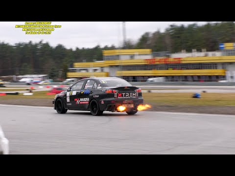 Grzegorz WASZKOWSKI -MITSUBISHI LANCER EVO X Extreme Tyres- SuperOES 3 Runda Tor Kielce 15-03-2025
