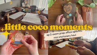 📚 mini stationery haul, updates to my shared office, studying and prepping for an exam