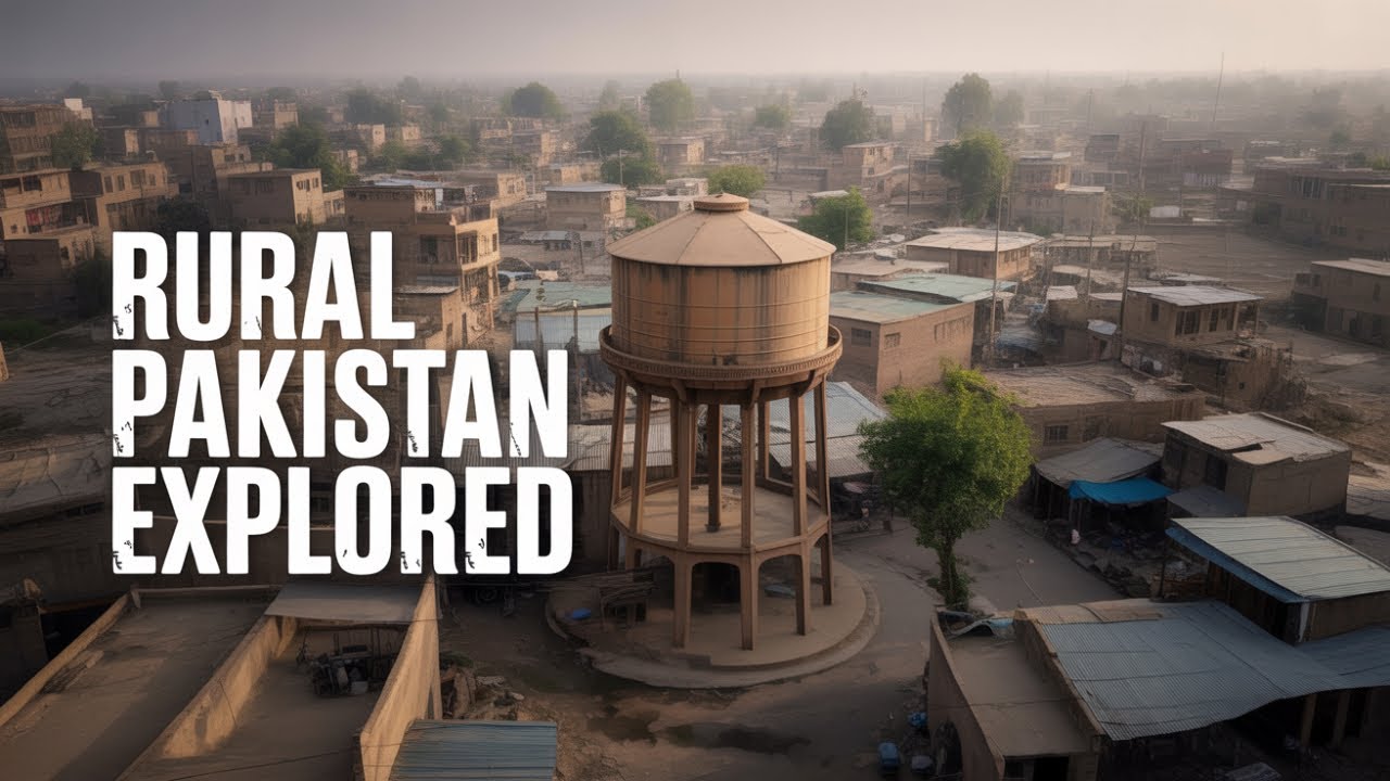 Glotiyan Kalan Tehsil Daska District Sialkot Punjab Pakistan | 4k Drone Aerial view