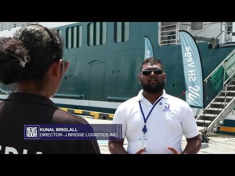 LUXURY CRUISE SHIP BRINGS 75 PASSENGERS TO GUYANA