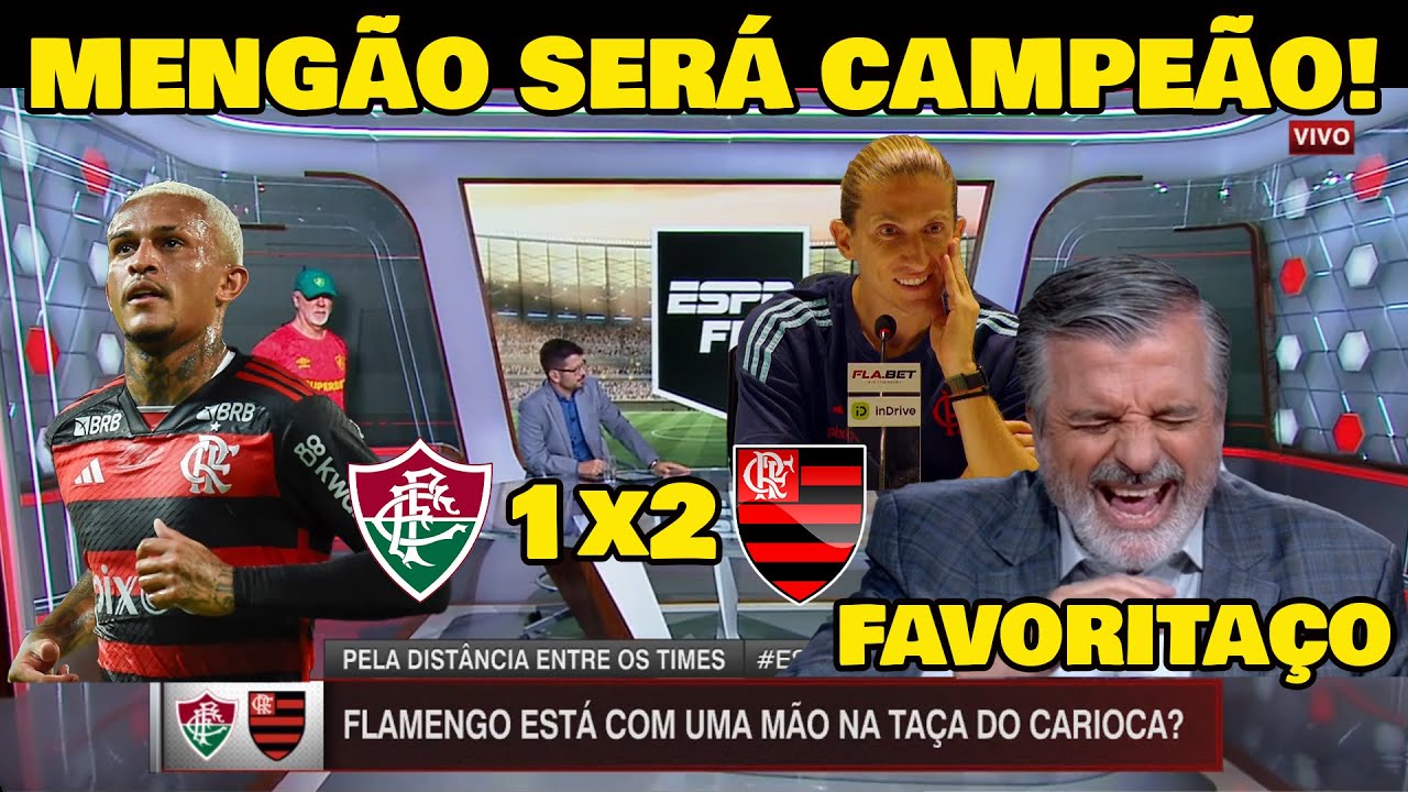 PASCOAL MANDOU A REAL DEPOIS DE MAIS UMA VITÓRIA DO MENGÃO! FLUMINENSE 1x2 FLAMENGO.