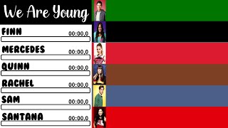Glee - We Are Young | Line Distribution + Lyrics