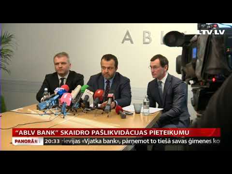 “ABLV Bank” skaidro pašlikvidācijas pieteikumu