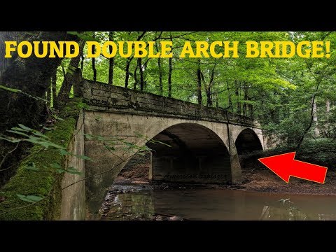 Found Luten Double Arch Bridge and Civil War Bridge Remains!