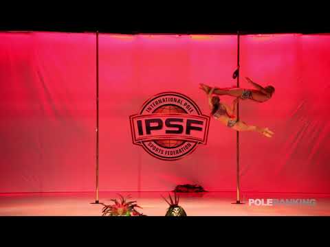 Doubles Maria Eugenia Plaza & Sergio Chan of Mexico - IPSF World Pole Sports Championships 2018