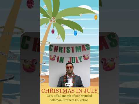 🎄 Christmas in July SALE! Huge Holiday Deals at Solomon Brothers 💎☀️