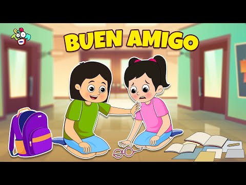 BUEN AMIGO | Cuentos infantiles españoles | Moral Stories | PunToon Kids - Español