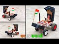 How To Make Mini Tractor Use Match Box With Indian Flag Tractor Kaise Banaye