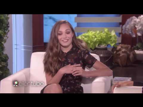 Maddie Ziegler talks about Sia on The Ellen Show (2017) [HD]