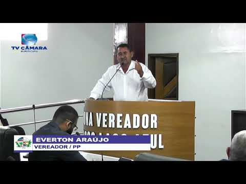 DISCURSO DO VEREADOR EVERTON ARAÚJO (PP) NO GRANDE EXPEDIENTE 08/05/2026