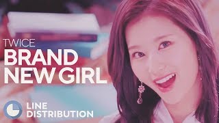 TWICE - Brand New Girl (Line Distribution)