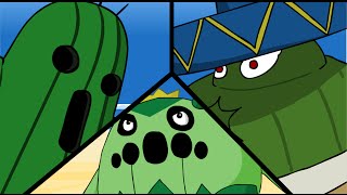 Videogame Cactus Throwdown