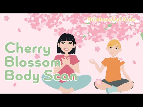 Cherry Blossom Body Scan! Mindful Body Scan Meditation To Help Reset And Start Fresh - For Kids!